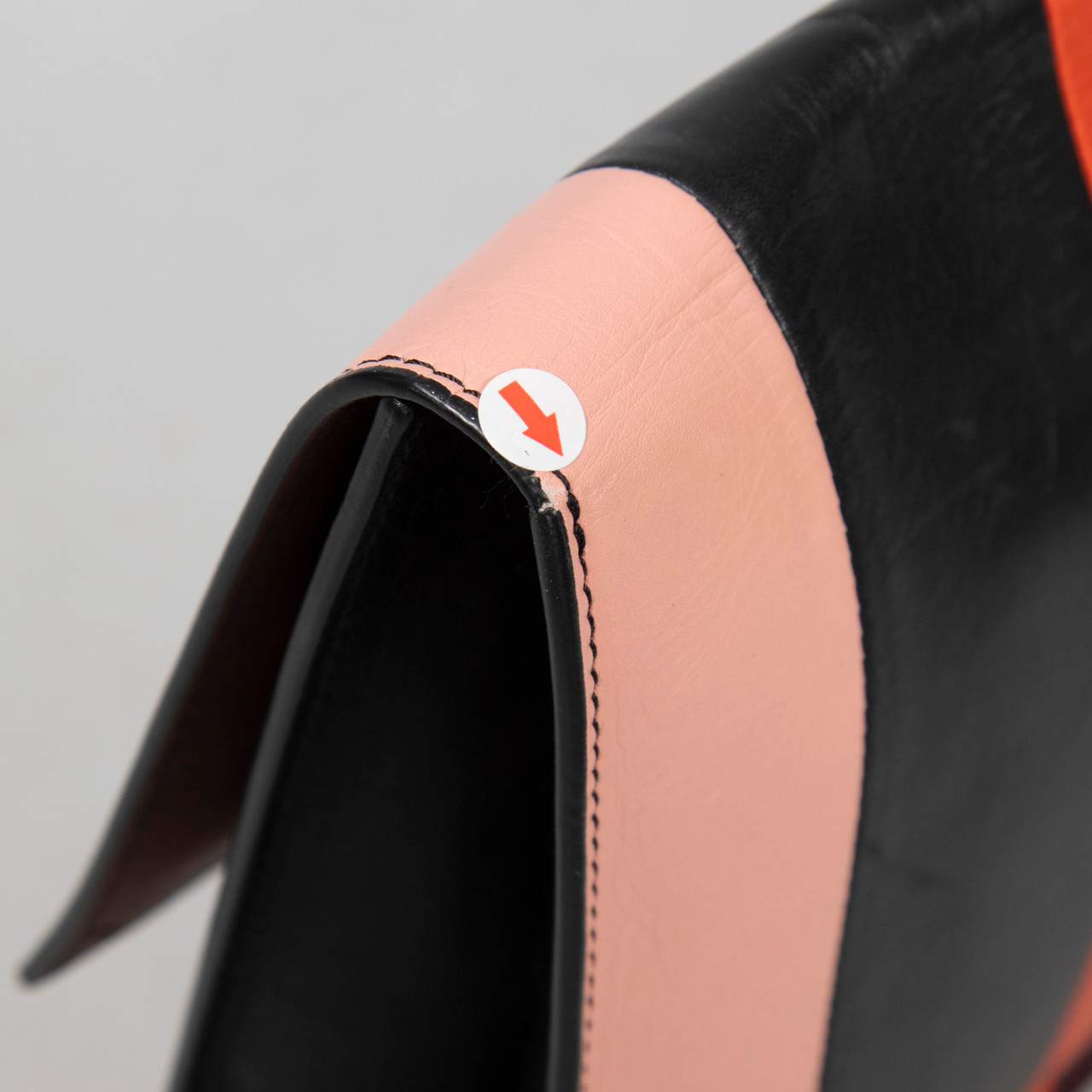 Proenza Schouler Striped Leather Clutch