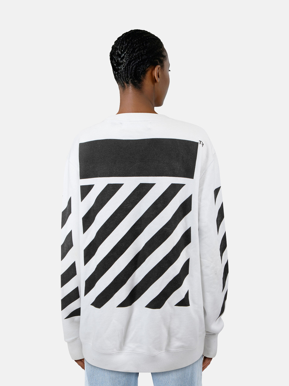 Off-White White Caravaggio Crewneck Sweatshirt