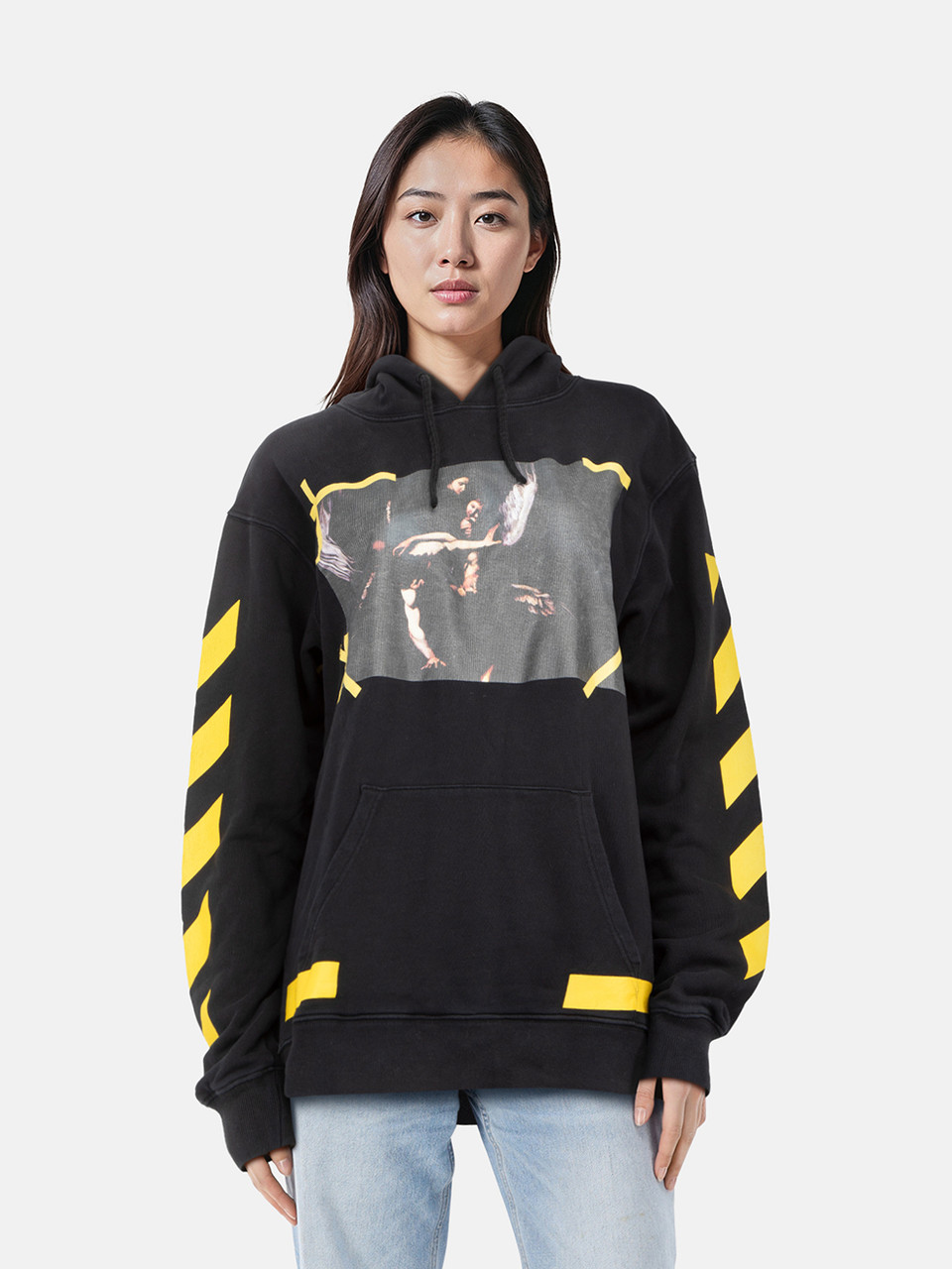 Off-White Black Caravaggio Arrow Hoodie