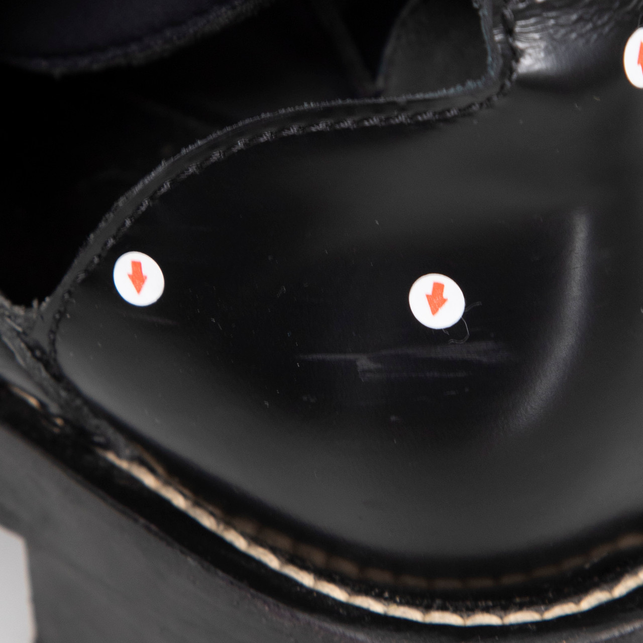 Balenciaga Black Leather Belted Boots