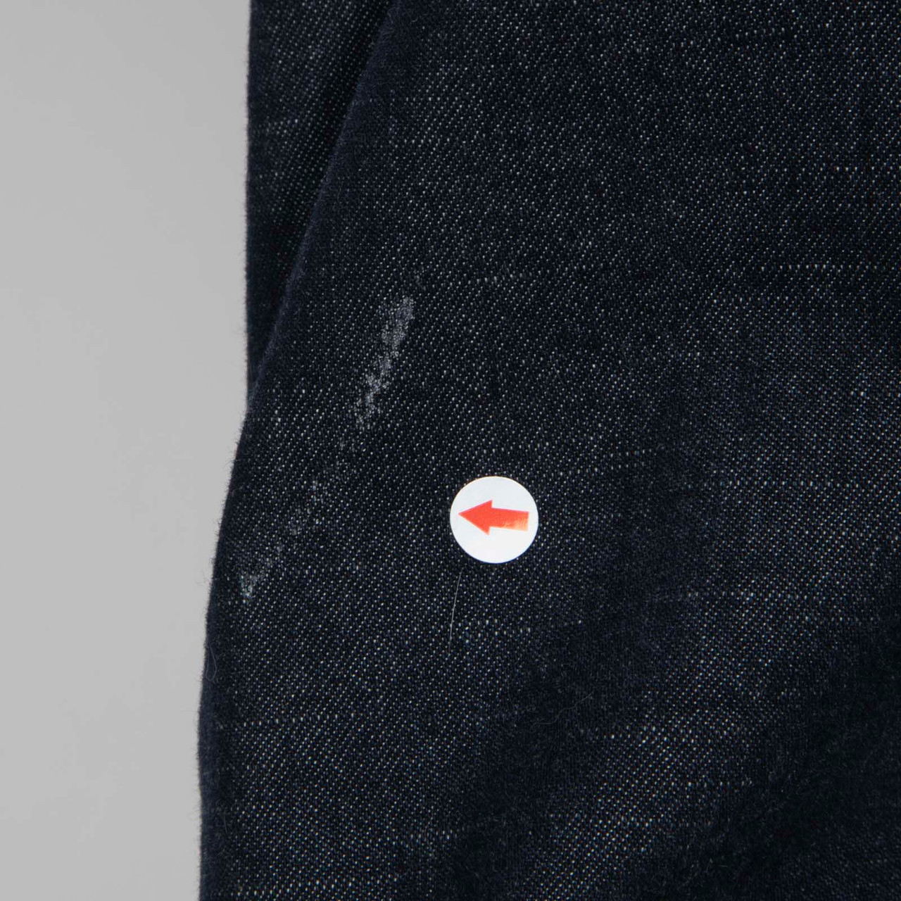 Roberto Cavalli Fox Fur Trim Denim Jacket