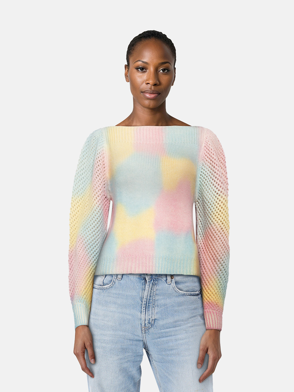 LoveShackFancy Colourful Knit Long Sleeve Jumper