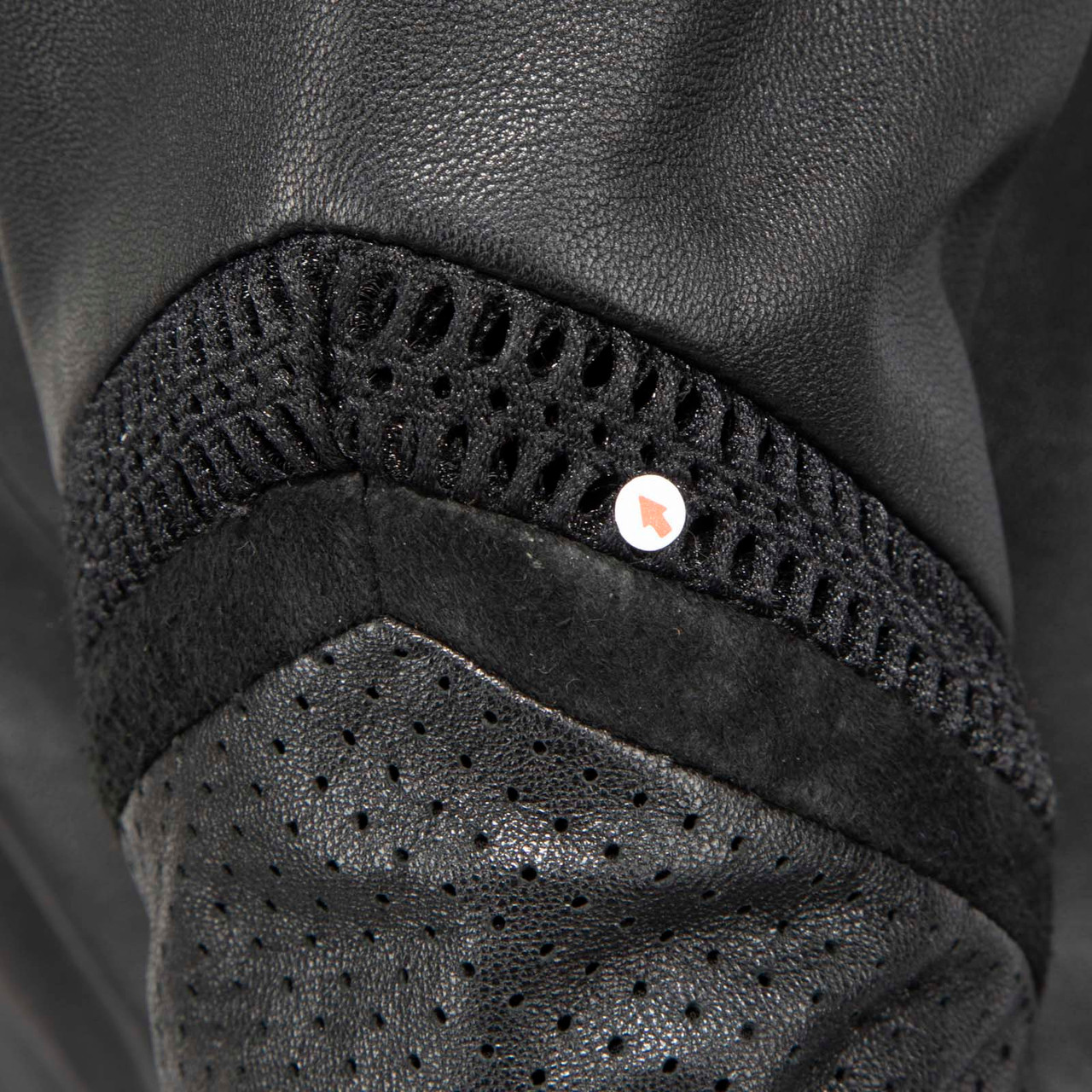 Iro Black Leather Perforated Biker Jacket