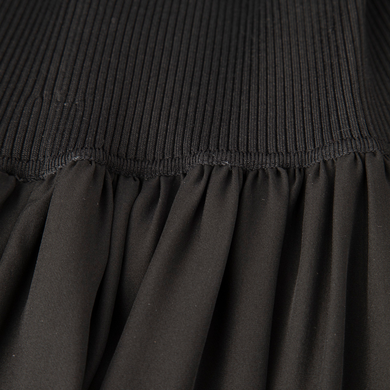 Theory Black Ribbed Maxi Sleeveless Dress