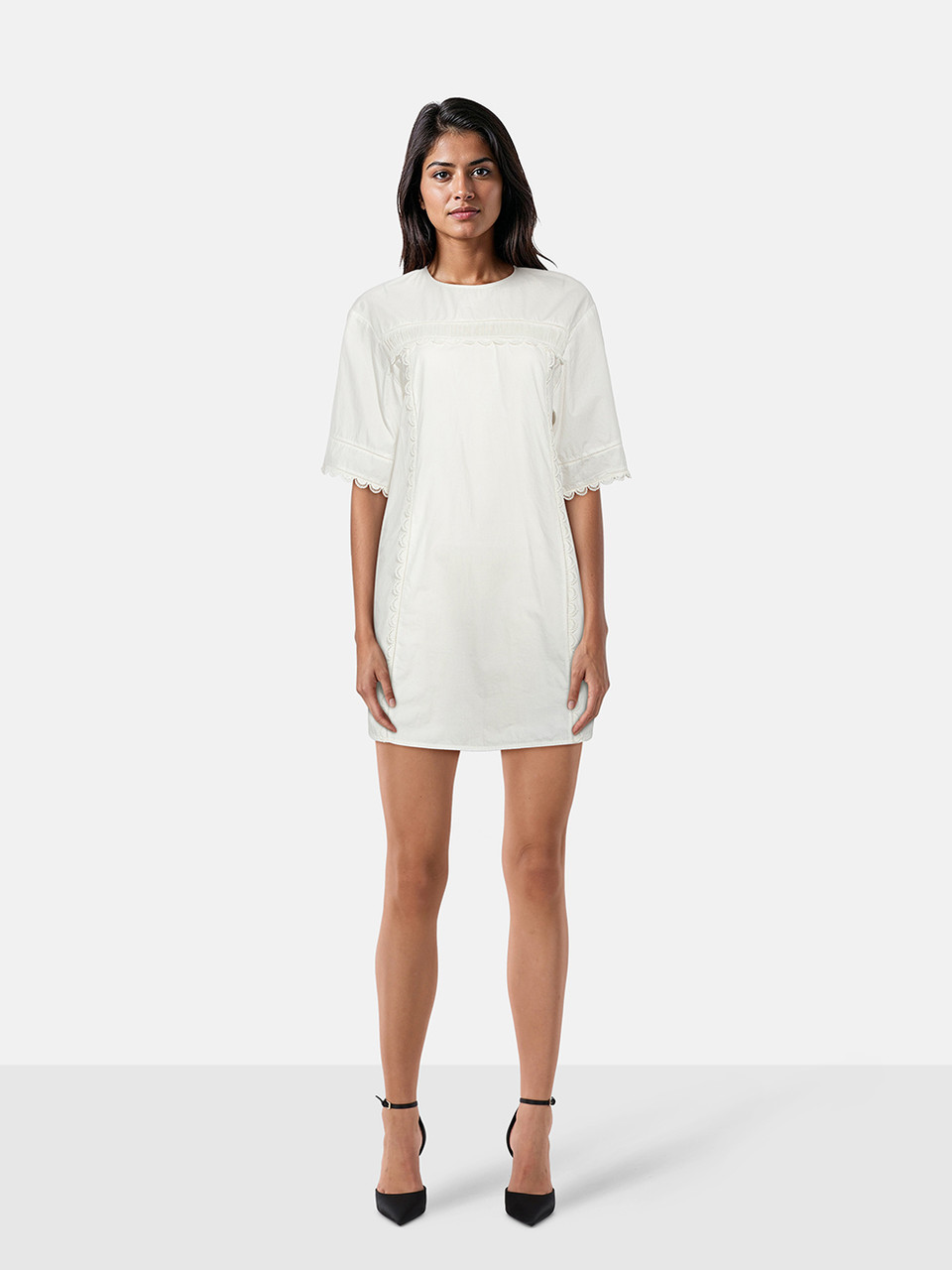 Ulla Johnson White Diyana Tunic Dress