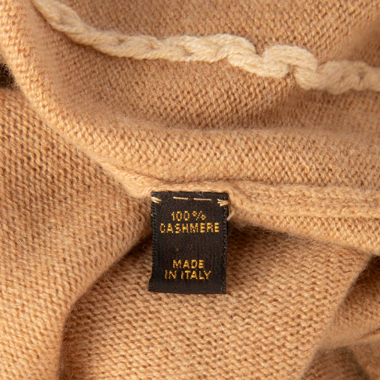 Loro Piana Beige Cashmere Top & Cardigan Set