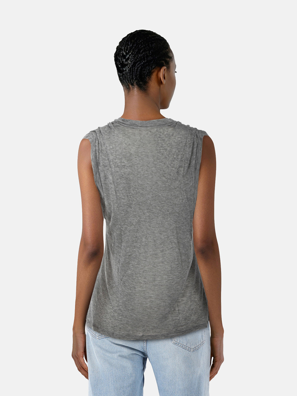 Isabel Marant Isabel Marant Étoile Grey Sleeveless Top