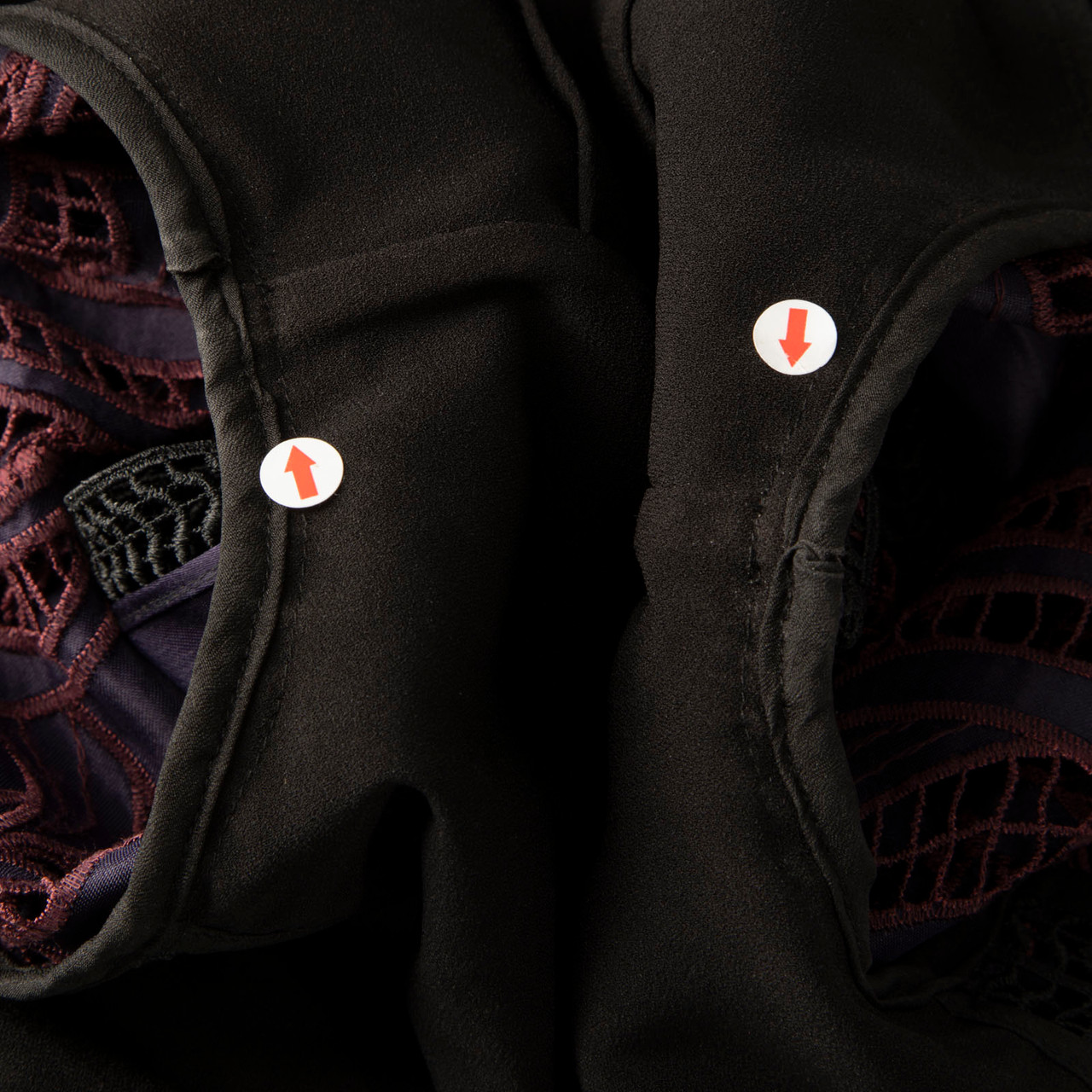 Self-Portrait Purple Broderie Anglaise Top