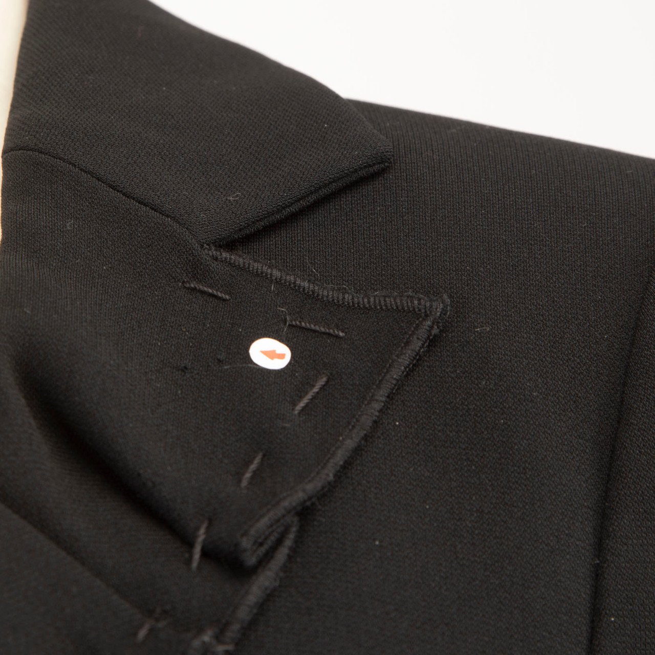 Moschino Black Frill Collar Single Breasted Blazer