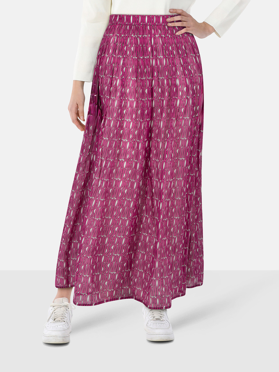 Dior Purple Monogram Maxi Skirt