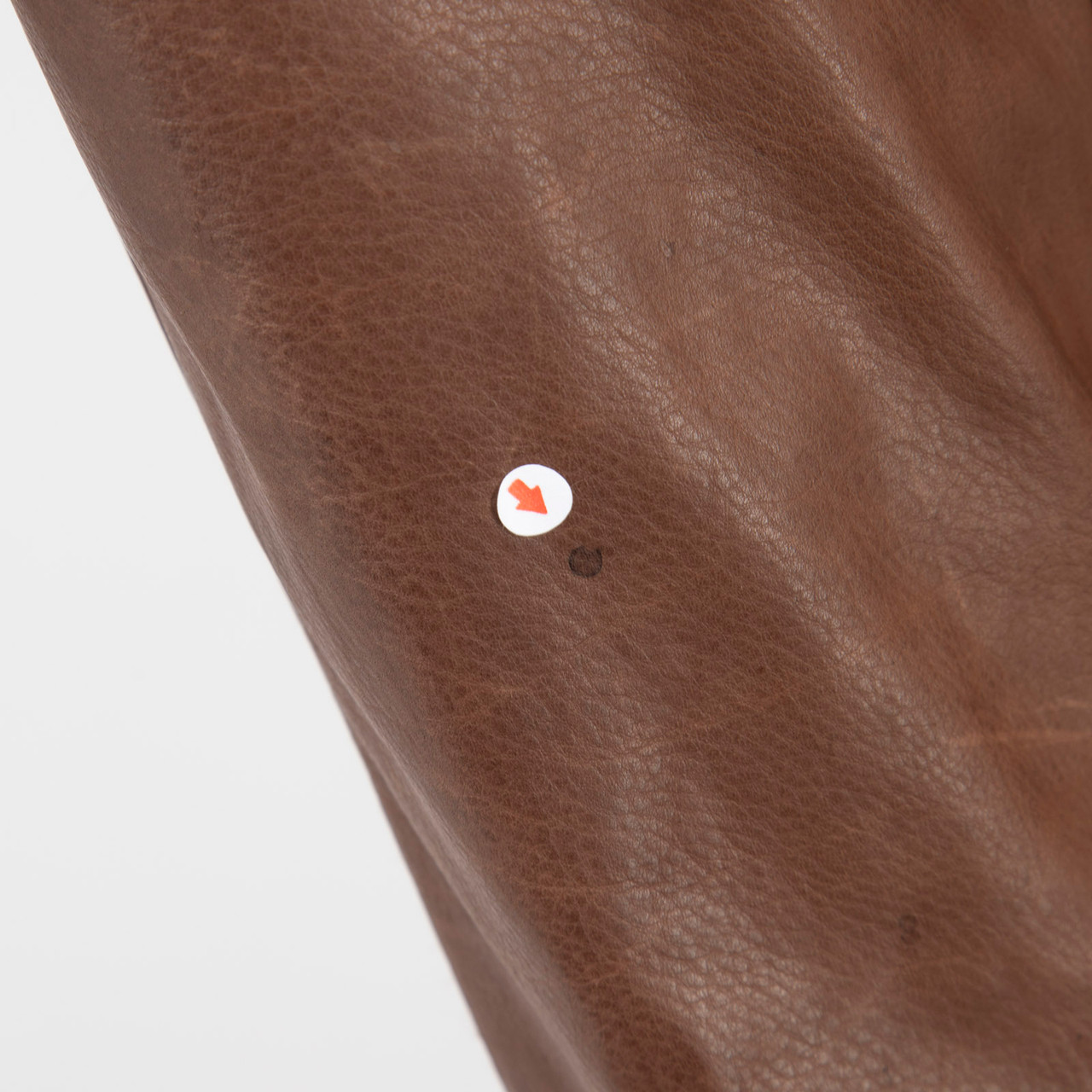 Ermenegildo Zegna Brown Leather Concealed Zip Jacket