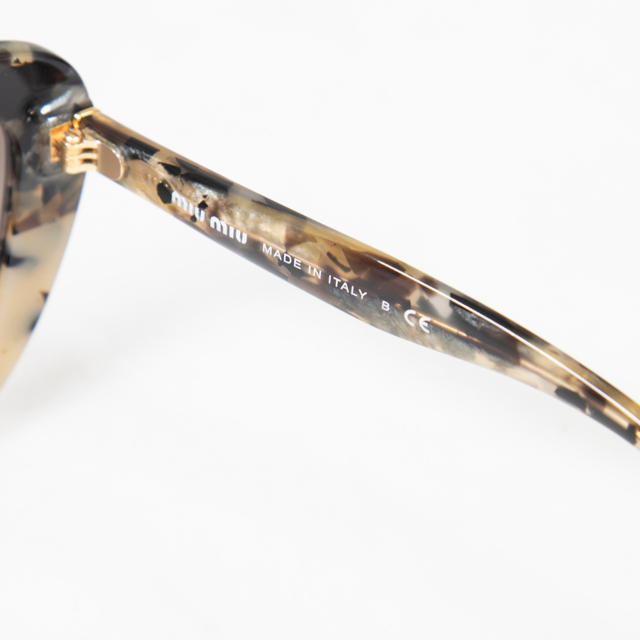 Miu Miu Tortoiseshell Cat Eye Gradient Sunglasses