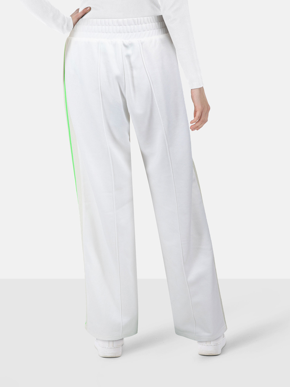 Off-White White Mesh Tape Joggers
