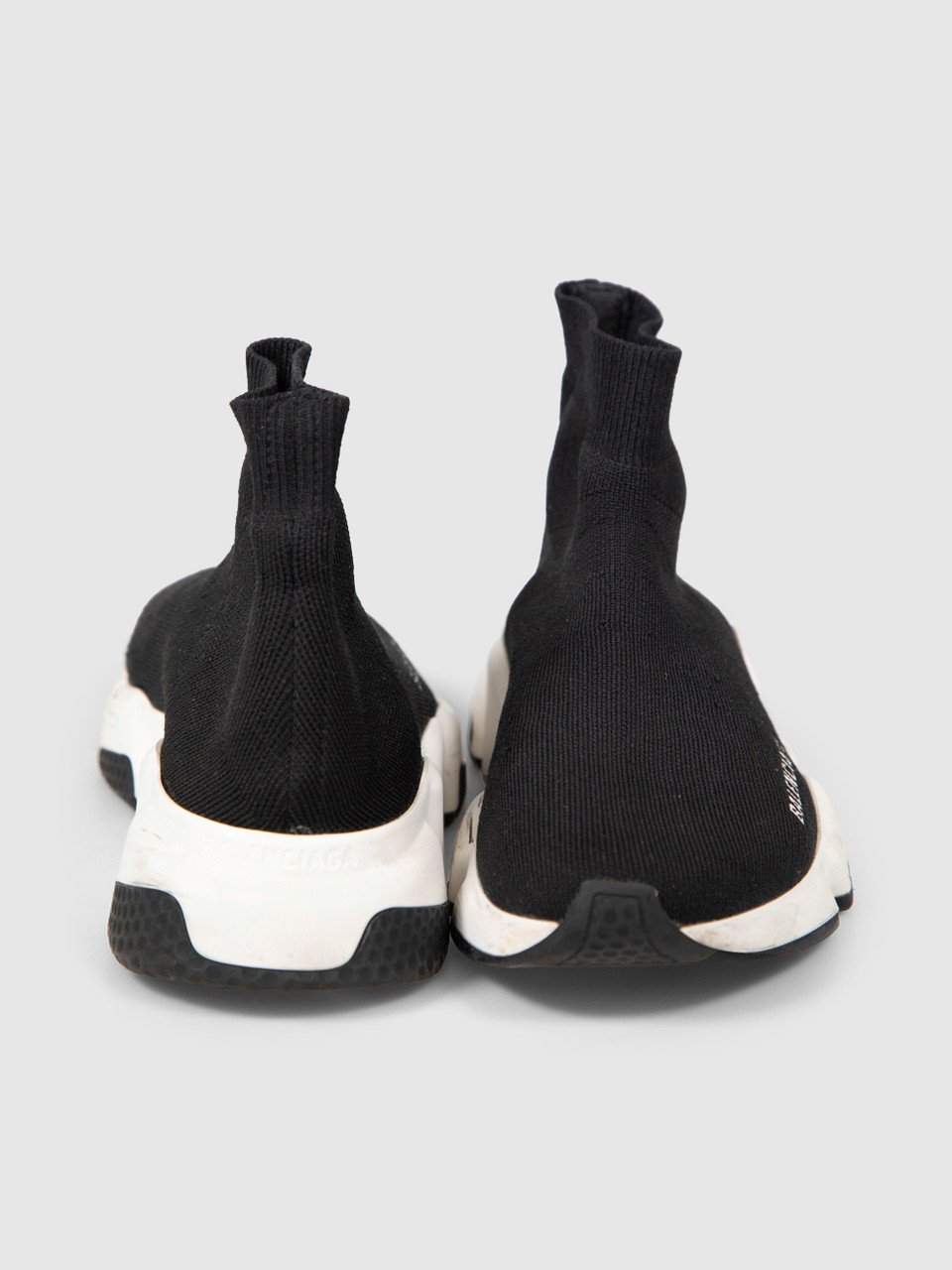 Balenciaga Black Speed Sock Slip On Trainers