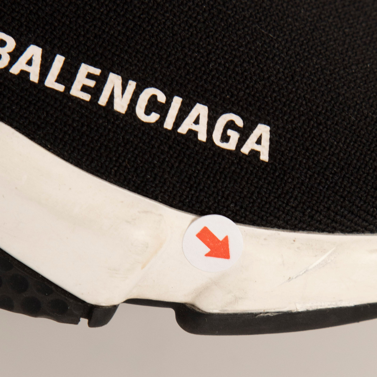 Balenciaga Black Speed Sock Slip On Trainers