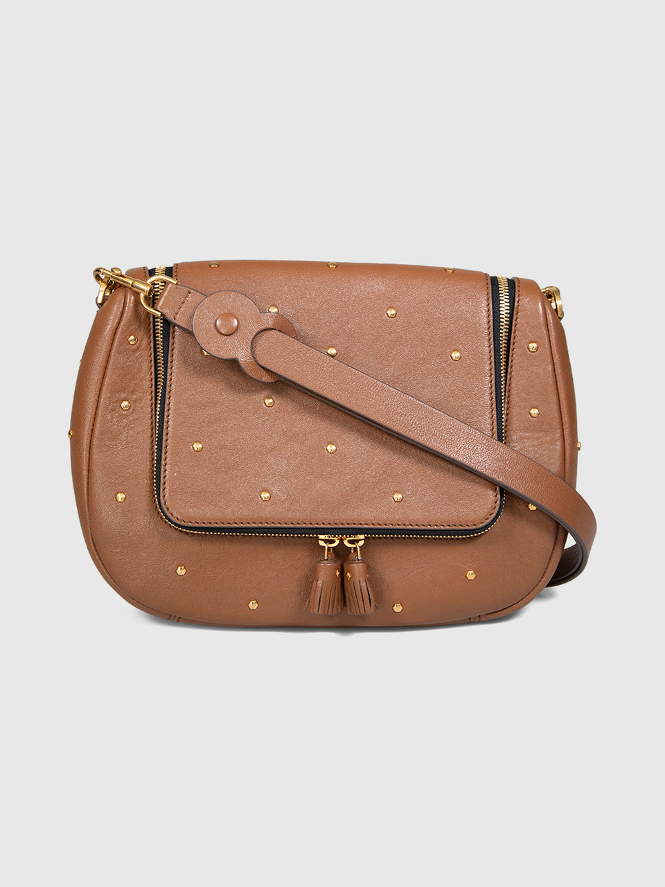 Anya Hindmarch Brown Leather Vere Two-Way Bag