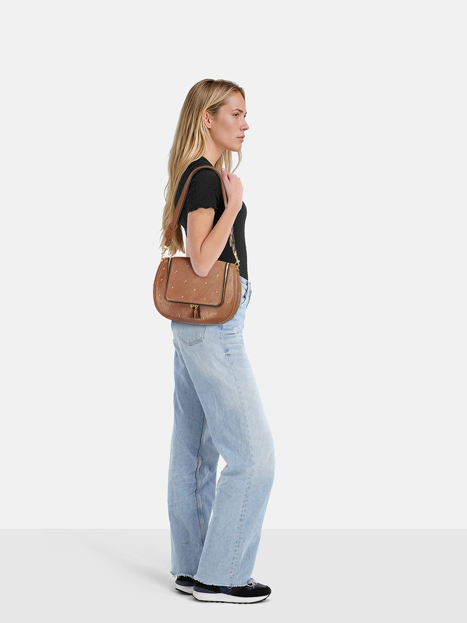 Anya Hindmarch Brown Leather Vere Two-Way Bag