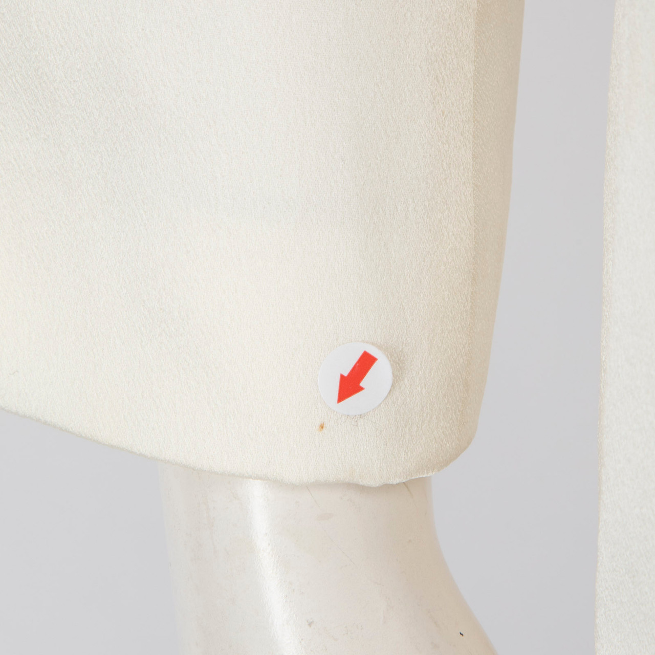 Alexis White Satin Single Breasted Blazer