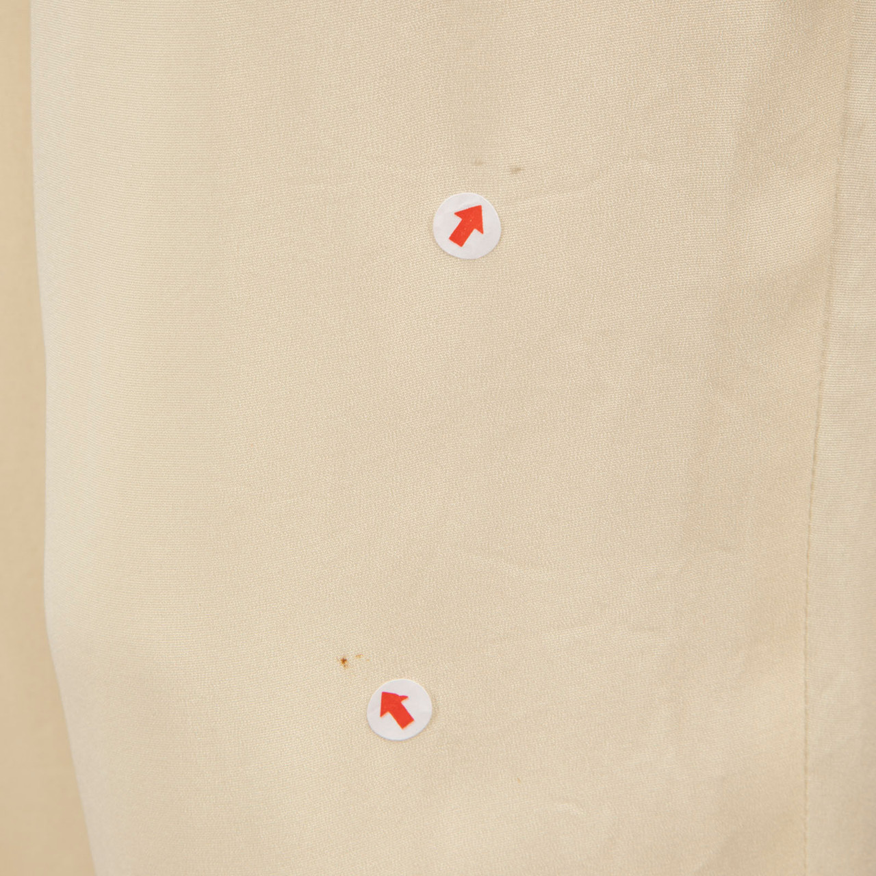 Blumarine Cream Faux Pearl Slim Fit Trousers