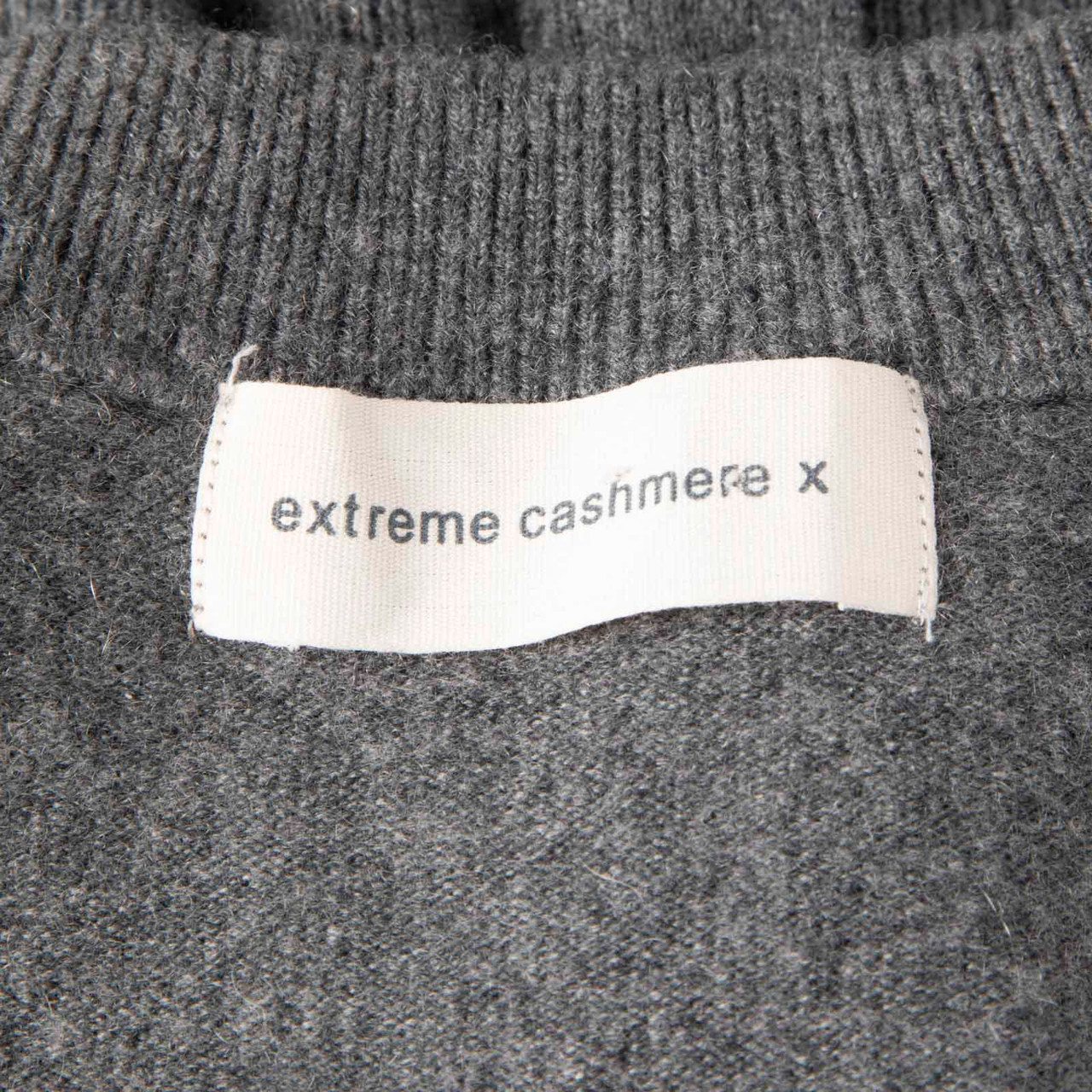 Extreme Cashmere Grey Cashmere Knit Vest