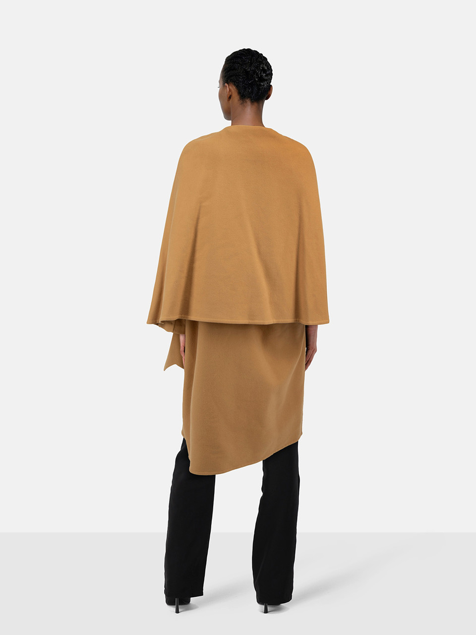 Hermès Camel Cashmere Coat & Cape Set