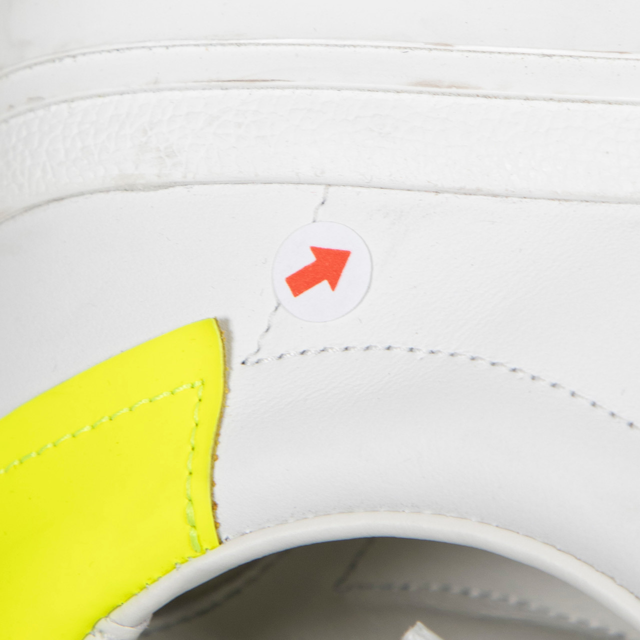 Givenchy White Logo Detail Leather Trainers