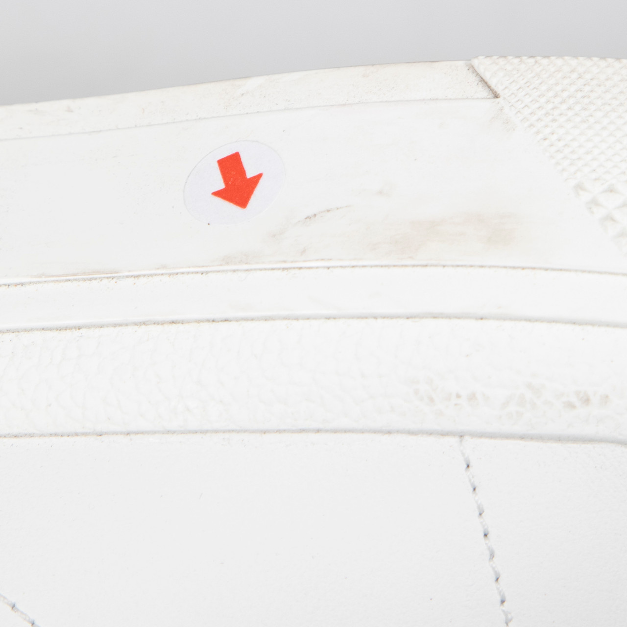 Givenchy White Logo Detail Leather Trainers