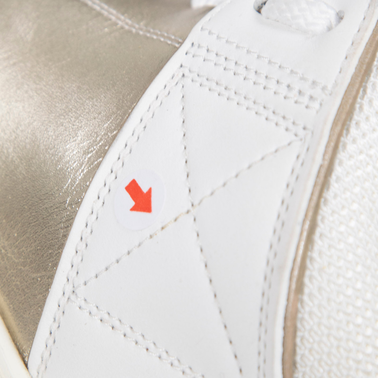 Valentino Garavani White Leather Open Skate Trainers