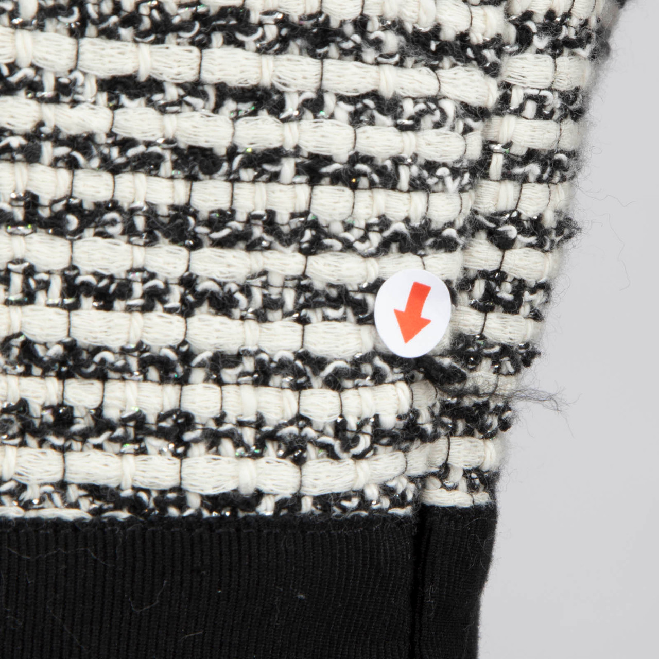 Maje Black & White Straight Leg Jumpsuit