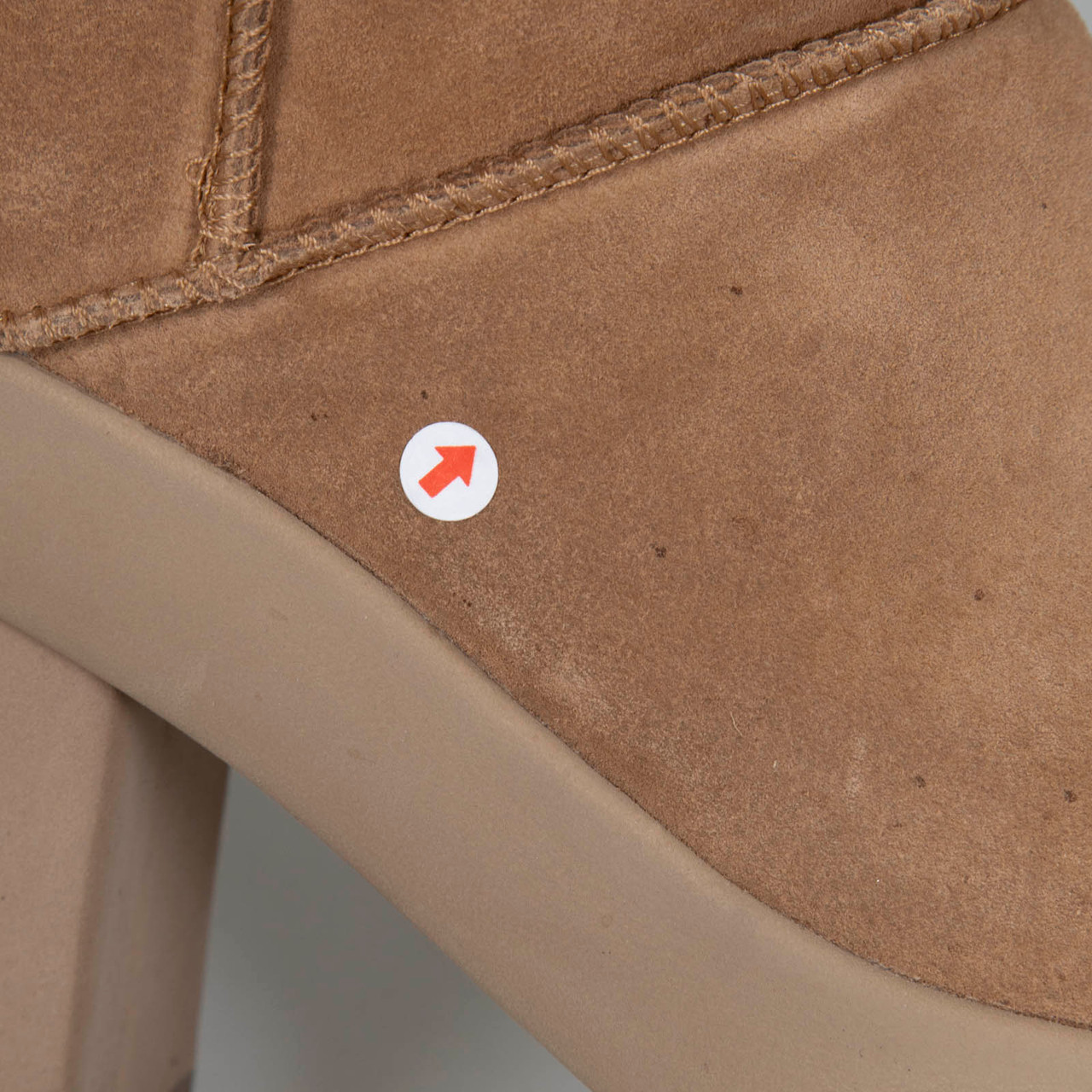 UGG Brown Suede New Heights Platform Xtra Boot