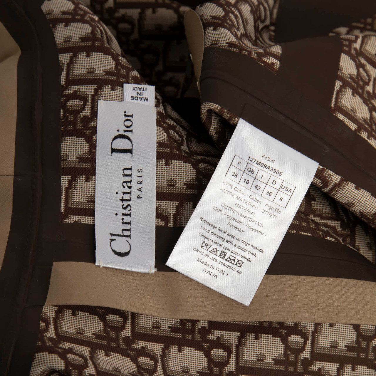 Dior Beige Open Back Jacket