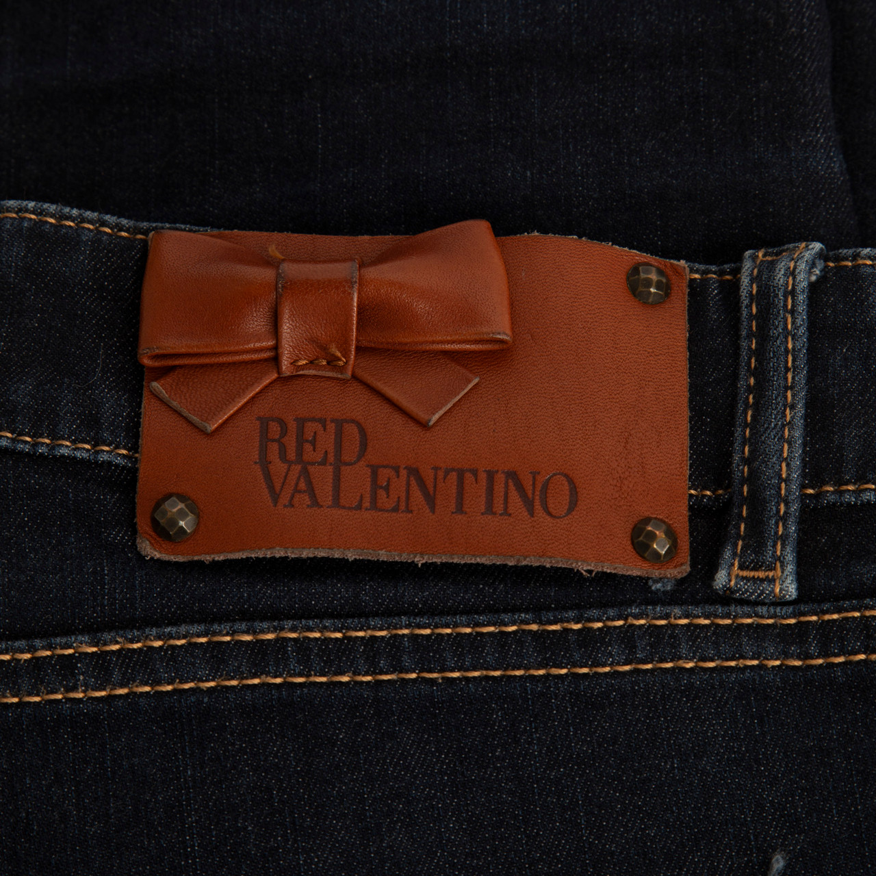 Valentino Garavani Red Valentino Blue Denim Skinny Jeans