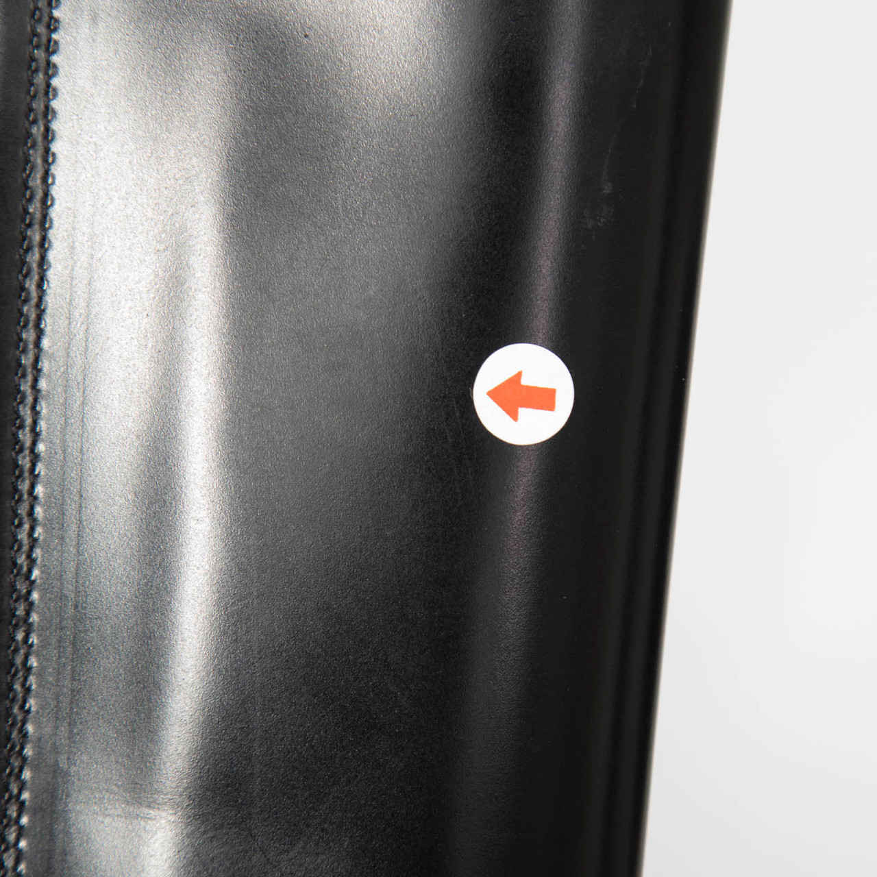 Louis Vuitton Black Leather Knee High Pointed Boots