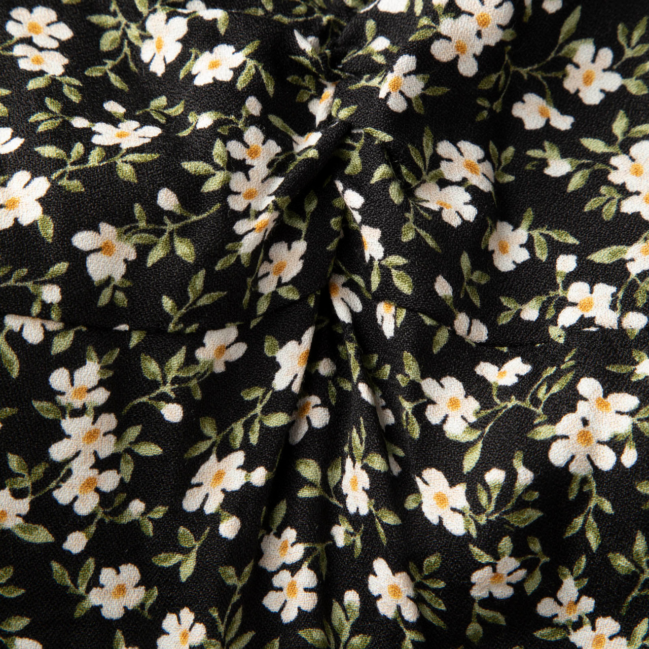 Reformation Black Midi Floral Printed Dress