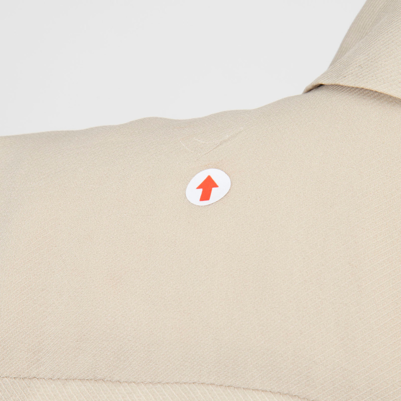 Acne Studios Ecru Silk Sleeveless Distressed Shirt