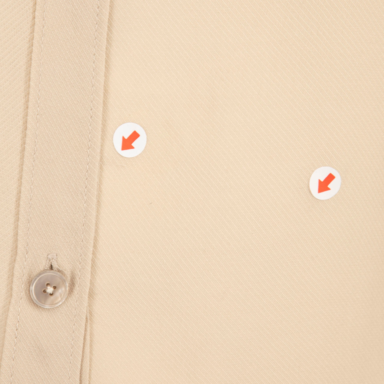 Acne Studios Ecru Silk Sleeveless Distressed Shirt