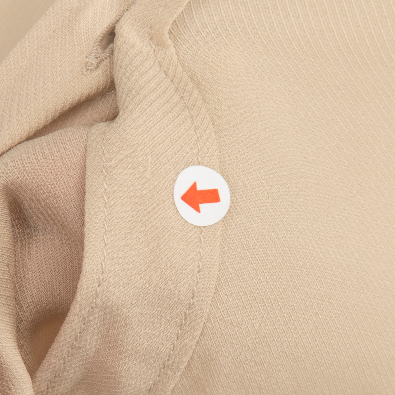 Acne Studios Ecru Silk Sleeveless Distressed Shirt