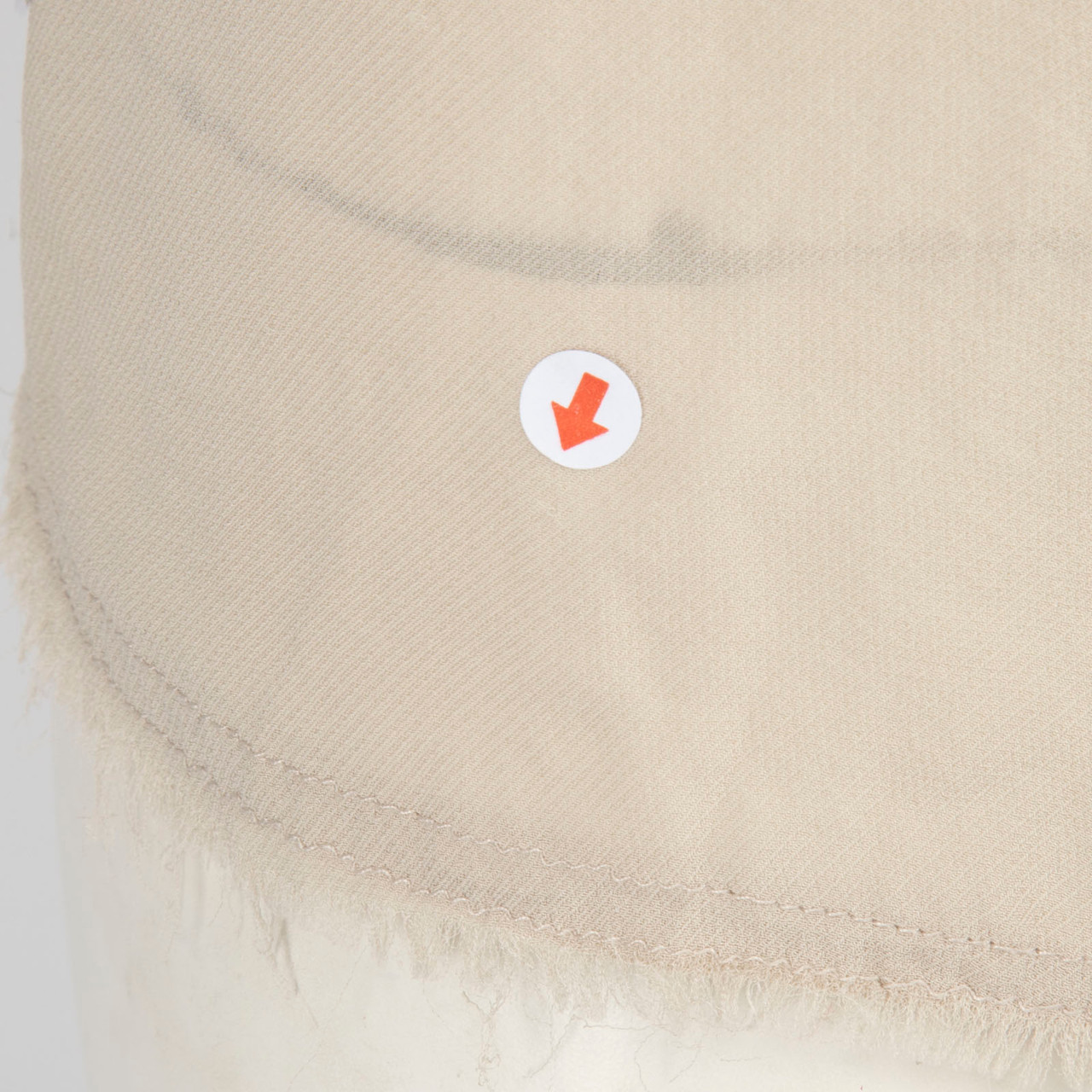 Acne Studios Ecru Silk Sleeveless Distressed Shirt