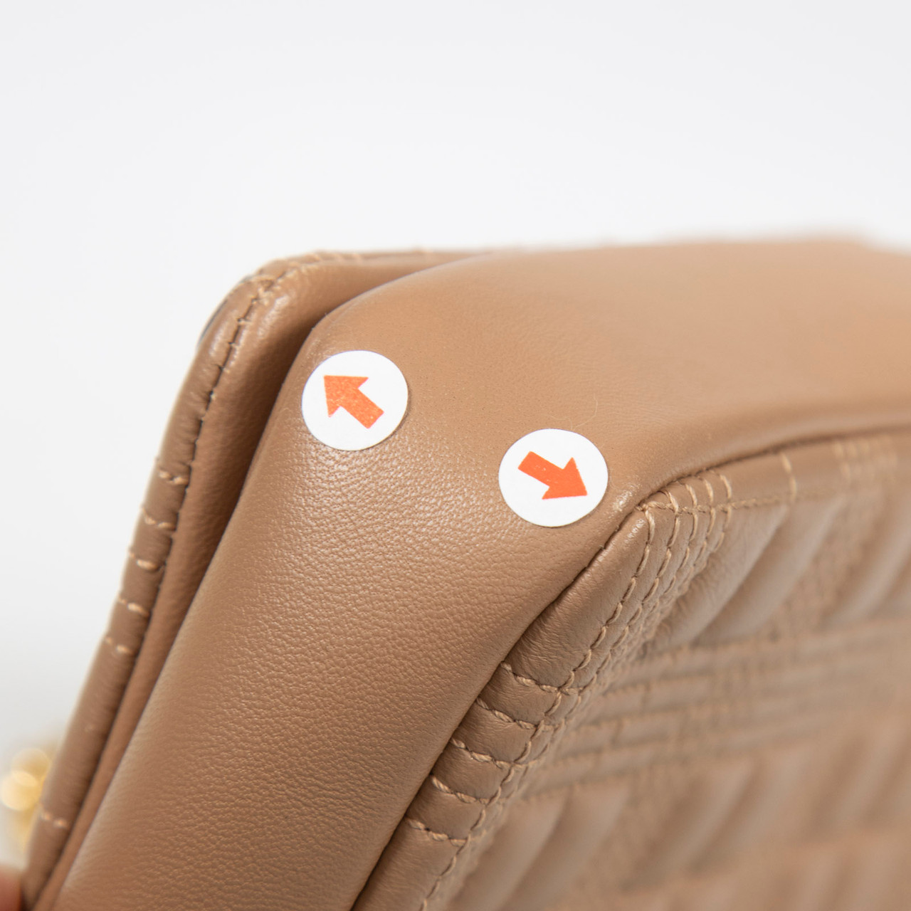 Burberry Beige Leather Mini Lola Shoulder Bag