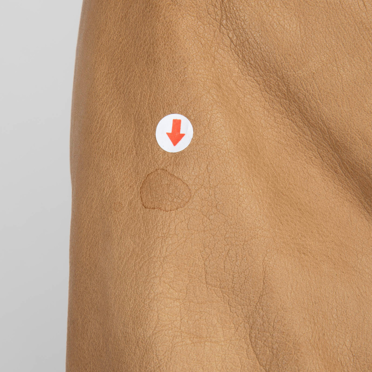 Emporio Armani Brown Leather Buttoned Trench Coat