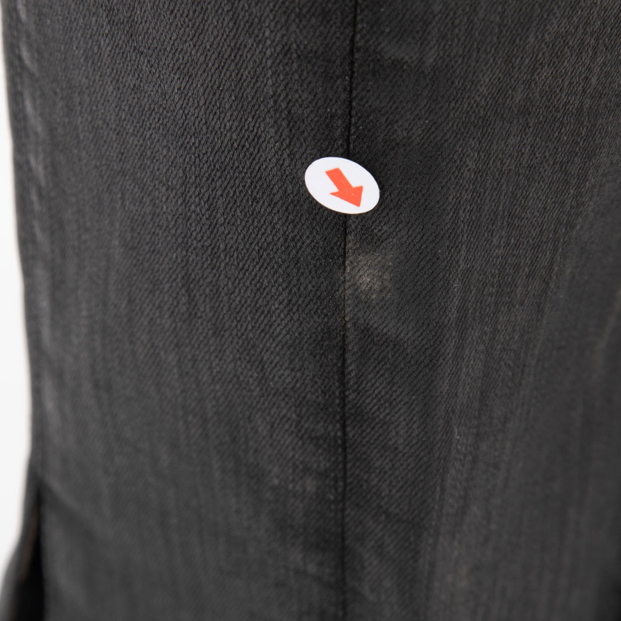 Rick Owens Black Waxed Denim Skinny Jeans