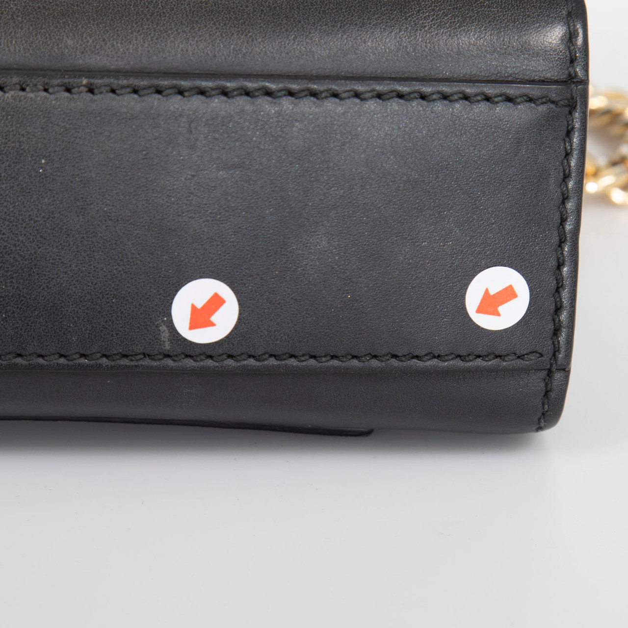 Gucci Black Leather Padlock Bag