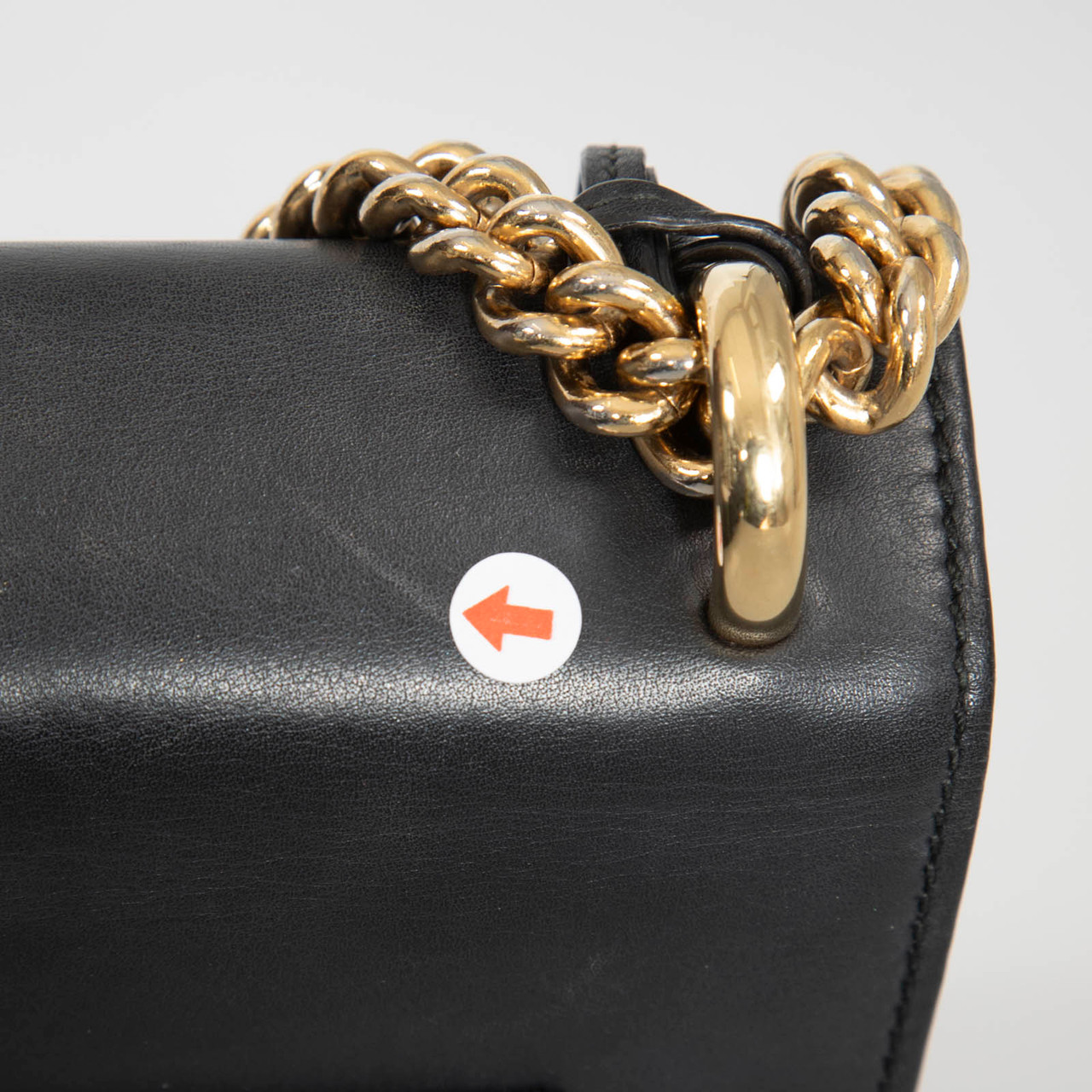 Gucci Black Leather Padlock Bag