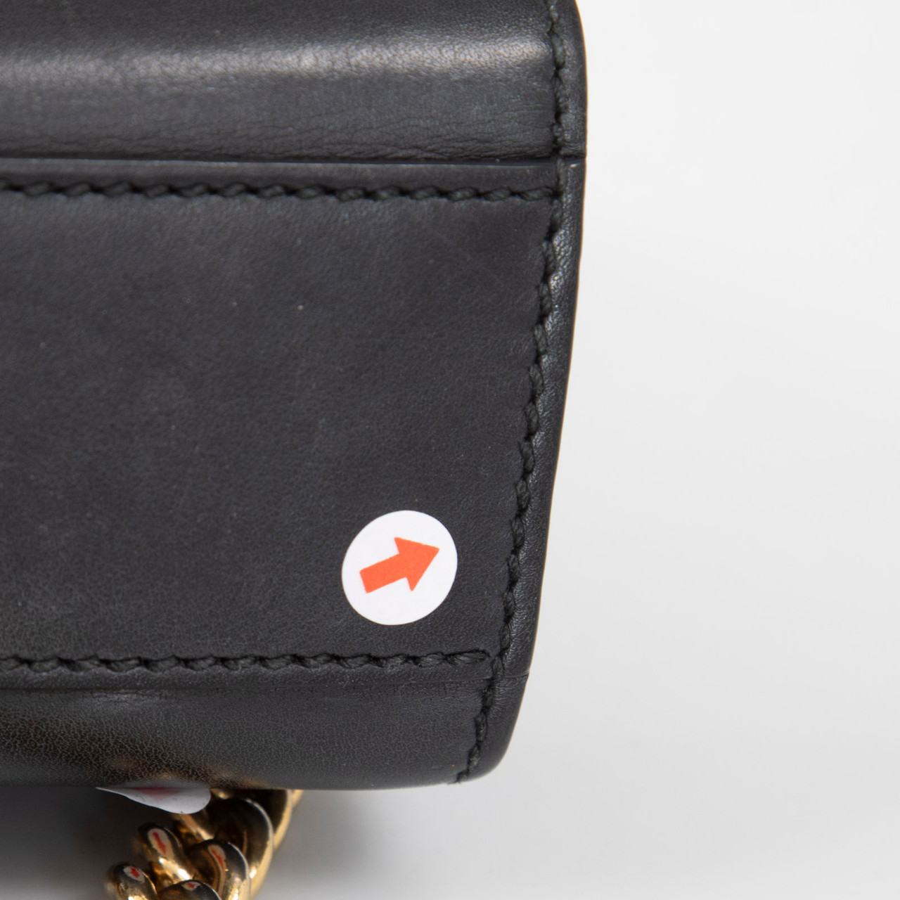 Gucci Black Leather Padlock Bag