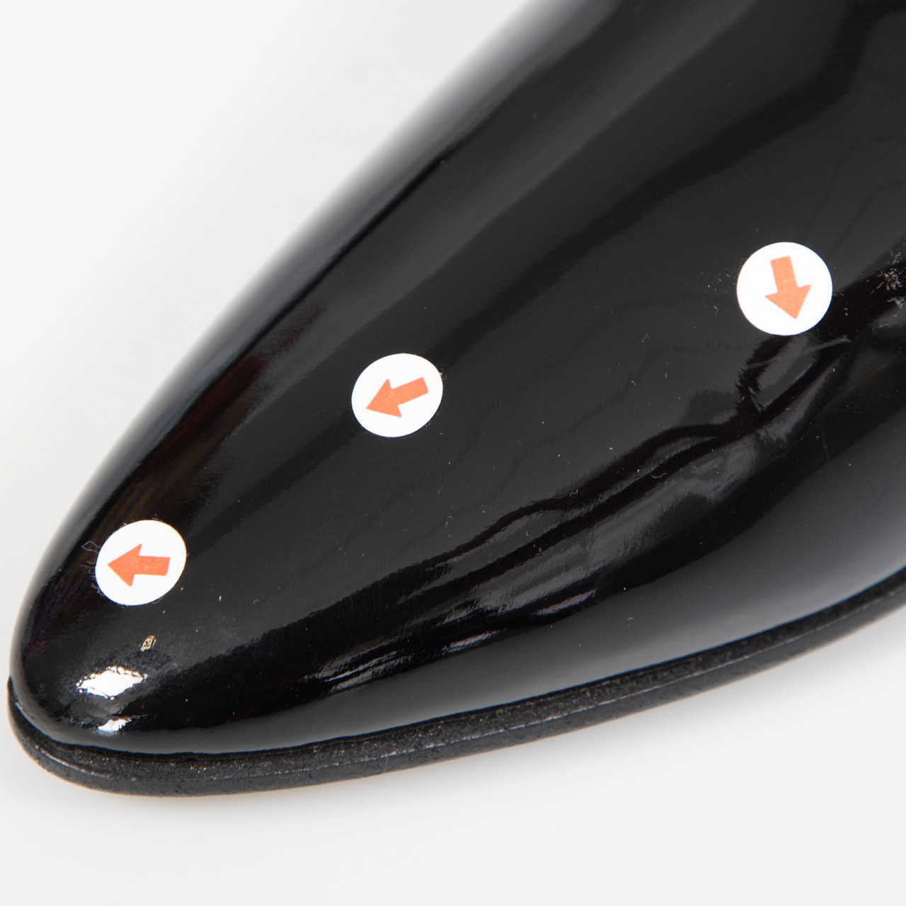 Saint Laurent Black Pointed Toe Patent Boots