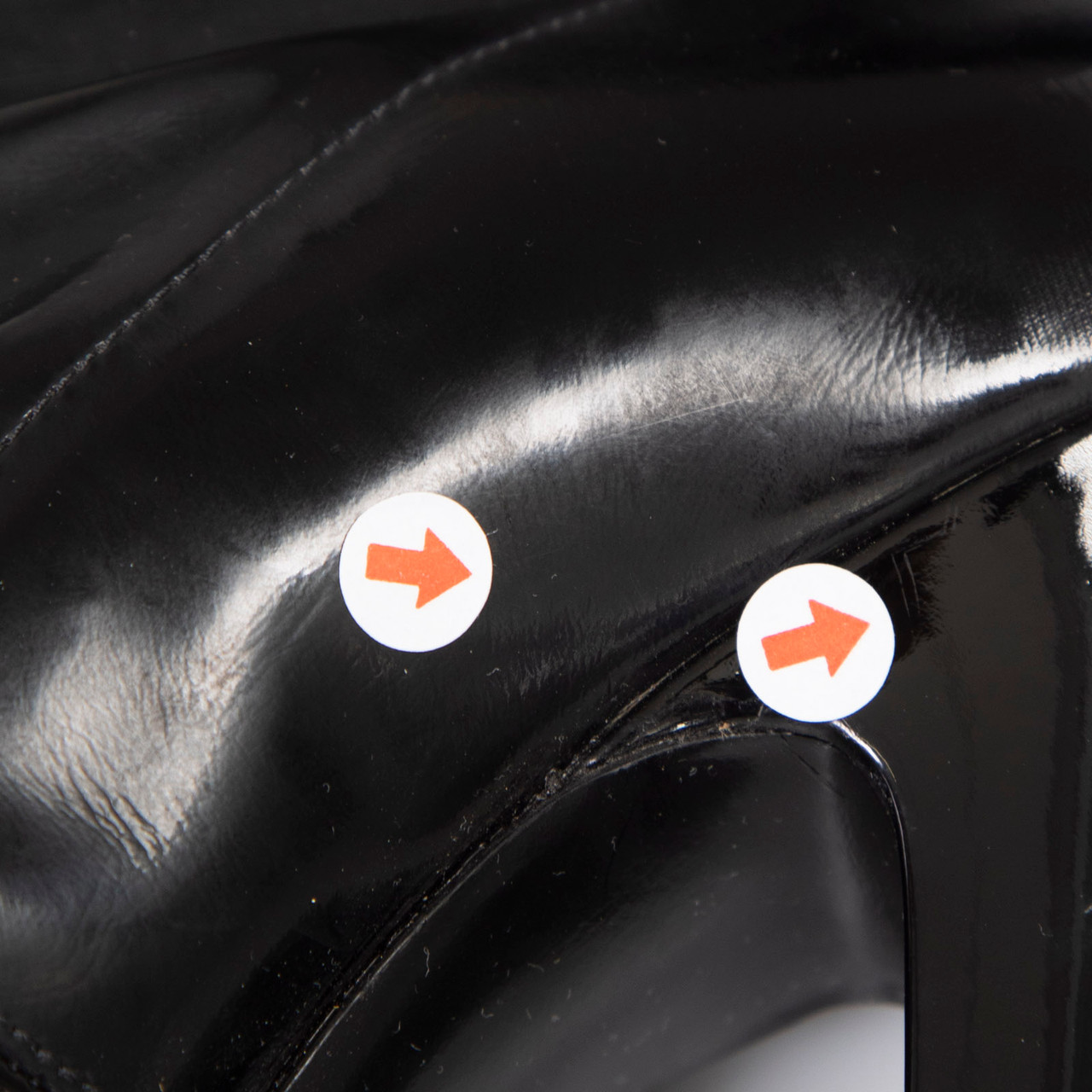 Saint Laurent Black Patent Thigh High Boots