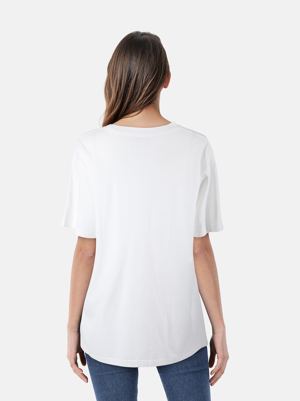 Dior White Heart Logo Patch T-Shirt