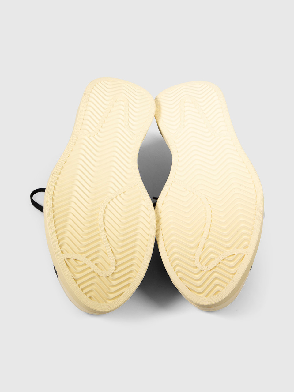 Yohji Yamamoto Y-3 Black Leather Gendo Superstar Trainers