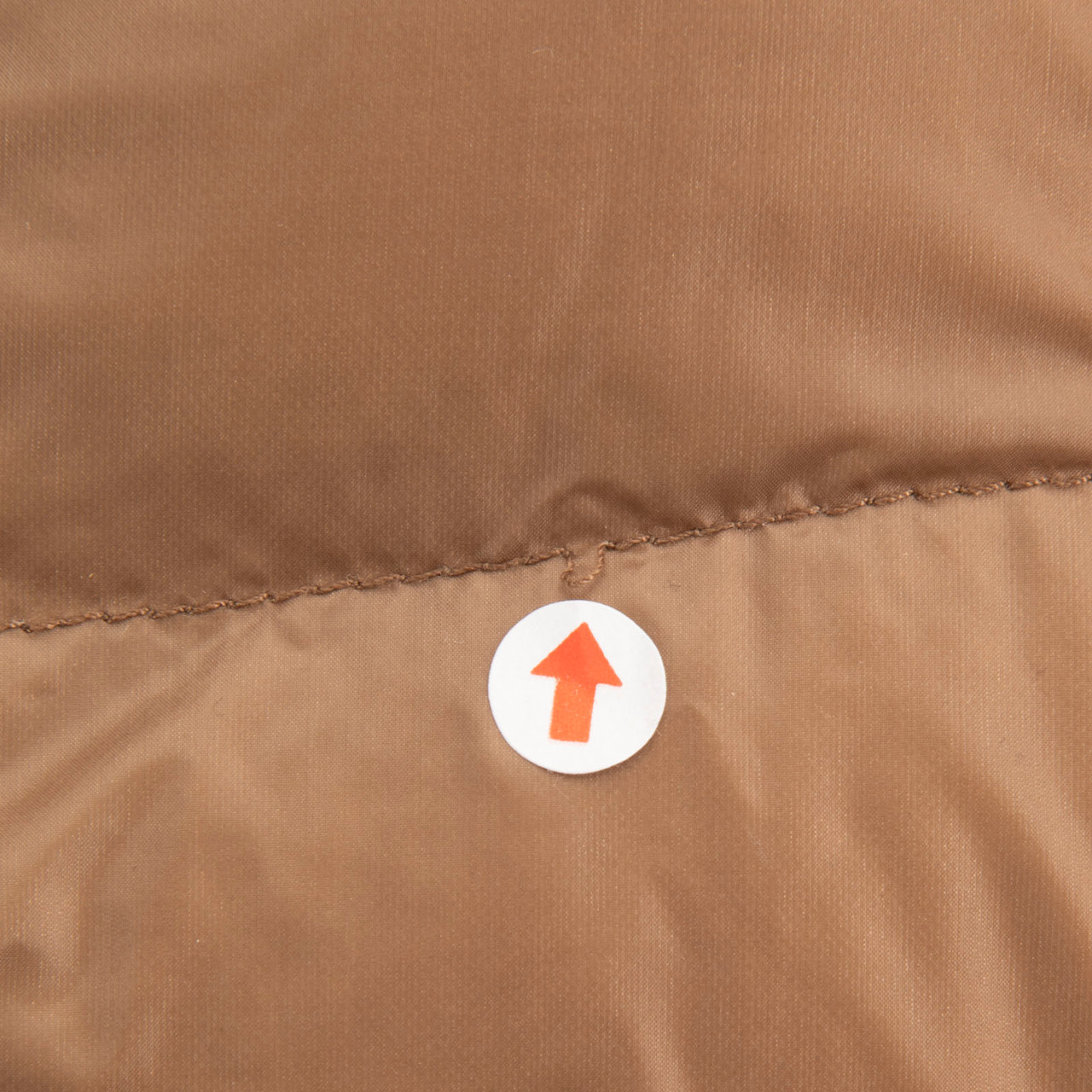 Moncler Brown Shearling Trim Down Puffer Coat