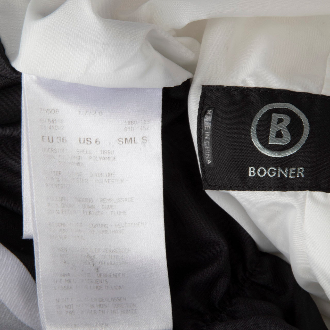 Bogner White Goose Down Puffer Vest
